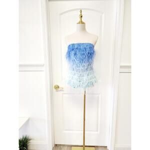 Ombre Feather Romper